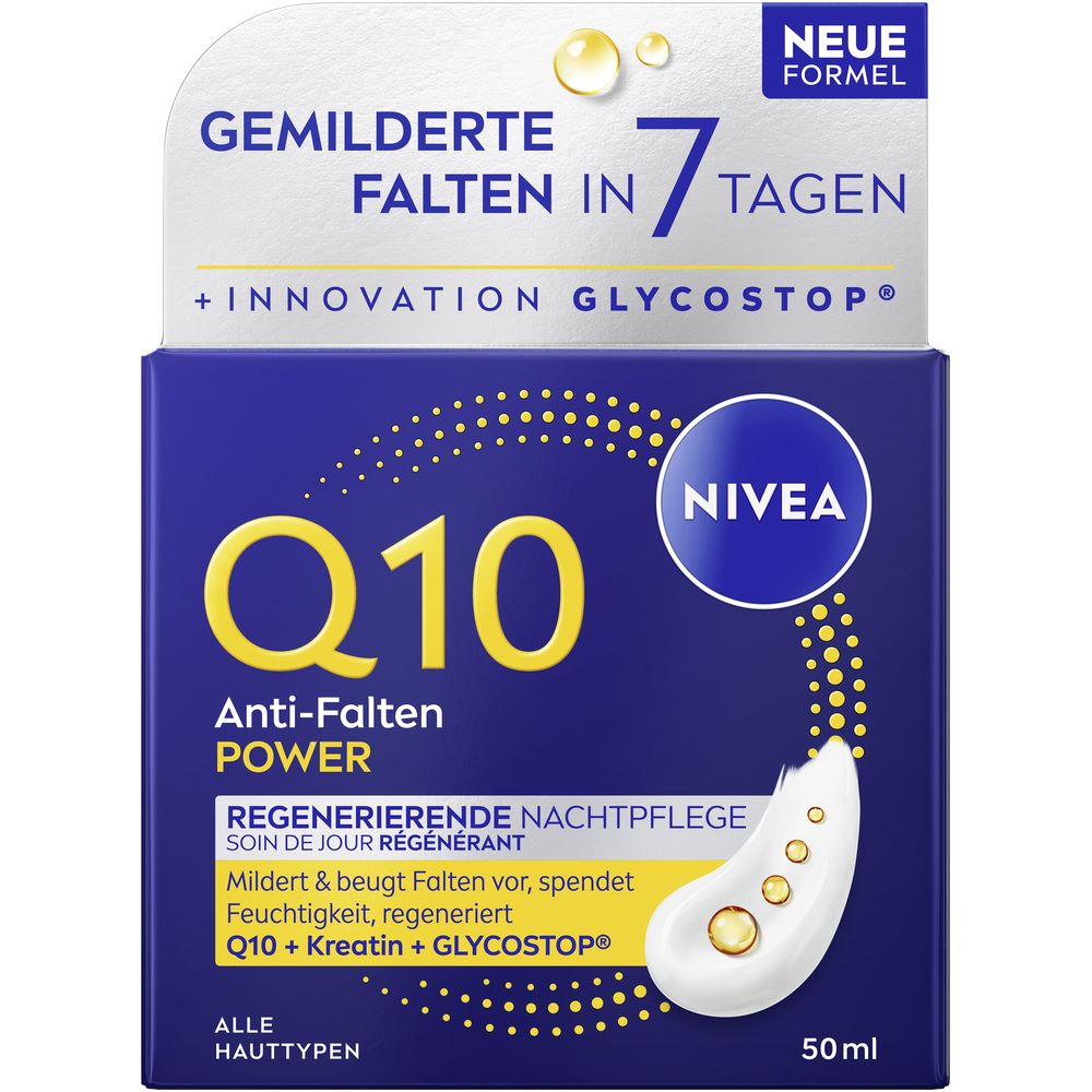 Nivea Q10 Power Nachtpflege Anti-Falten regenerierend 50 ml