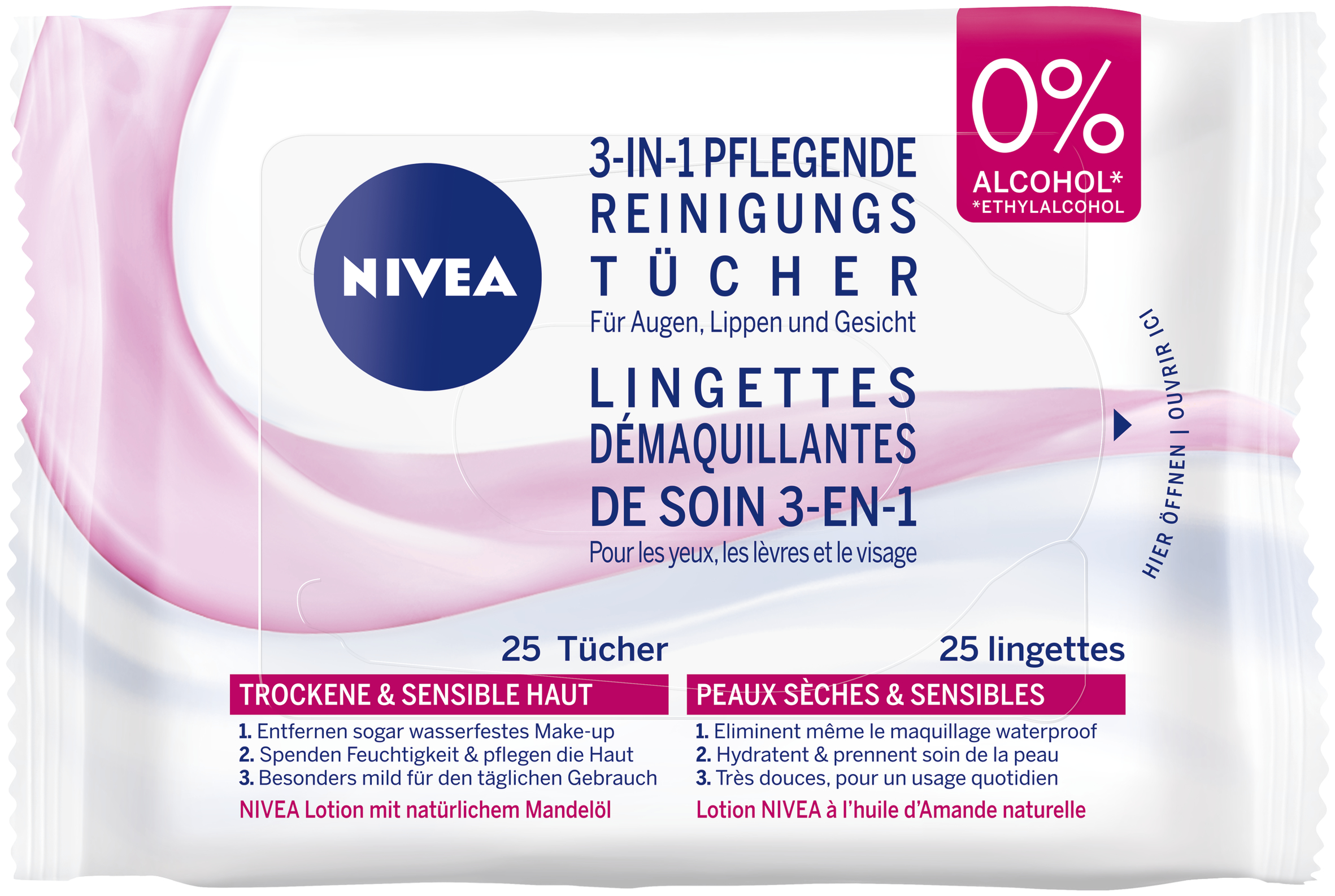 Image of Nivea Reinigungstücher pflegend 25 Stk