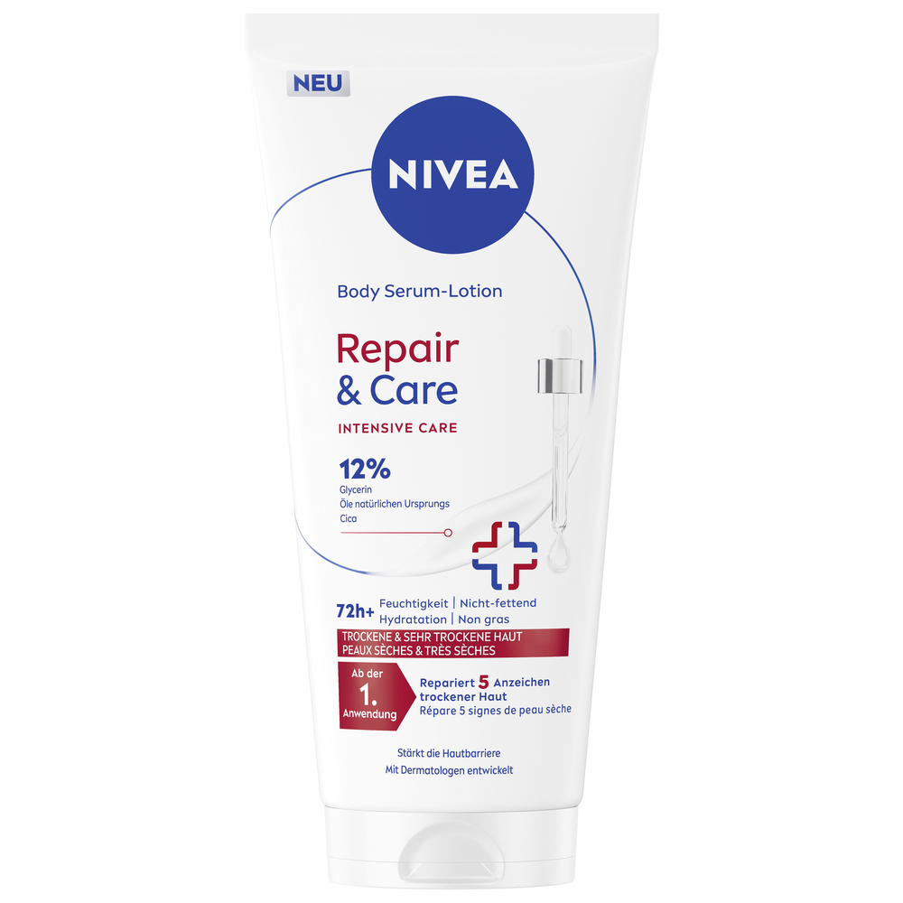 Nivea Repair & Care Body Serum-Lotion: Produktbild