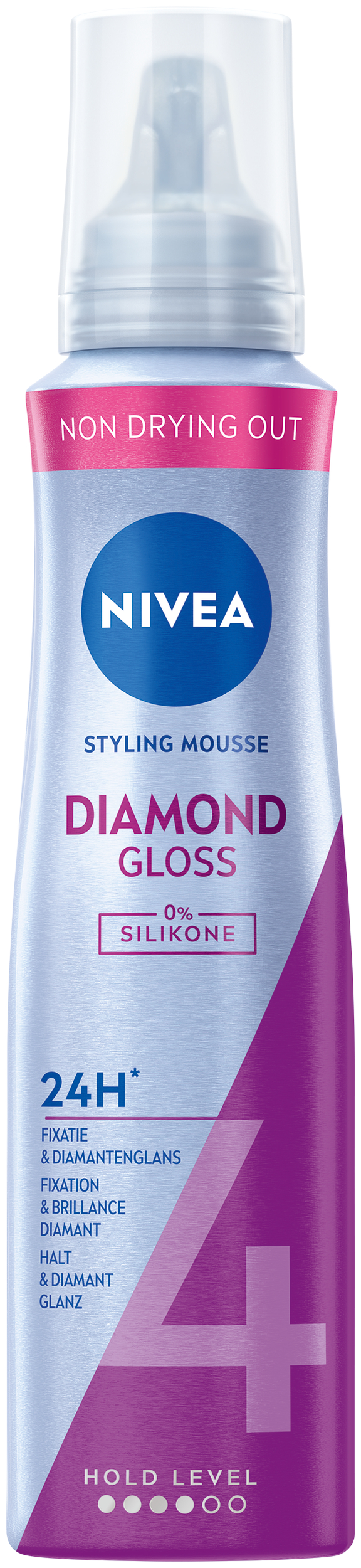 Image of Nivea Schaumfestiger Diamond Gloss Care 150 ml