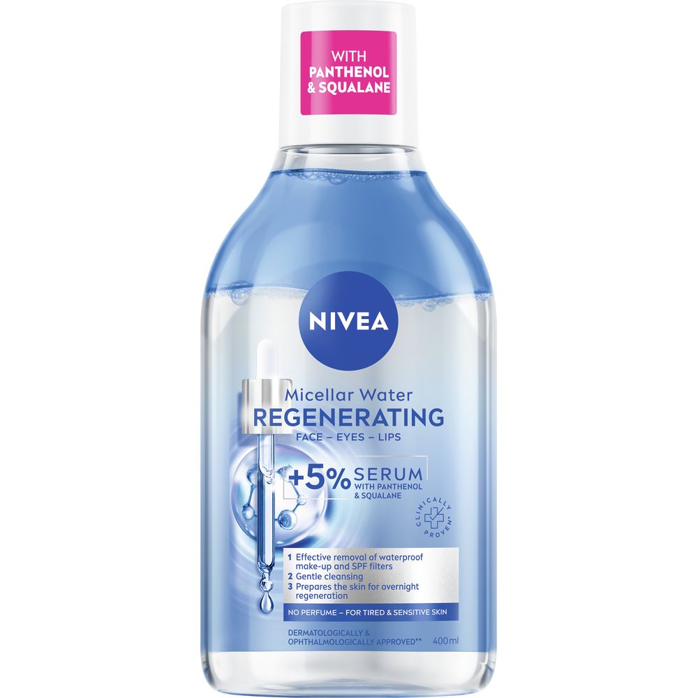 Nivea Serum Mizellenwasser Regeneration Fl 400 ml