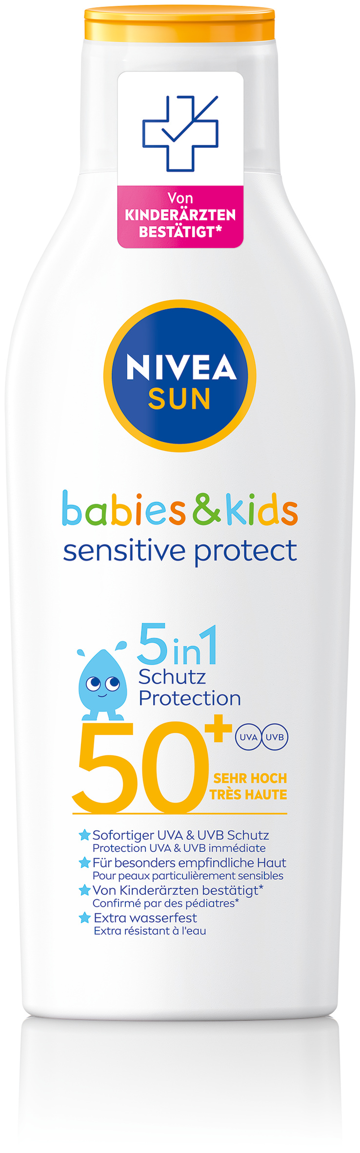 Image of Nivea SUN Babies & Kids Lotion Protect Sensitive Lsf50+ Fl 200 ml