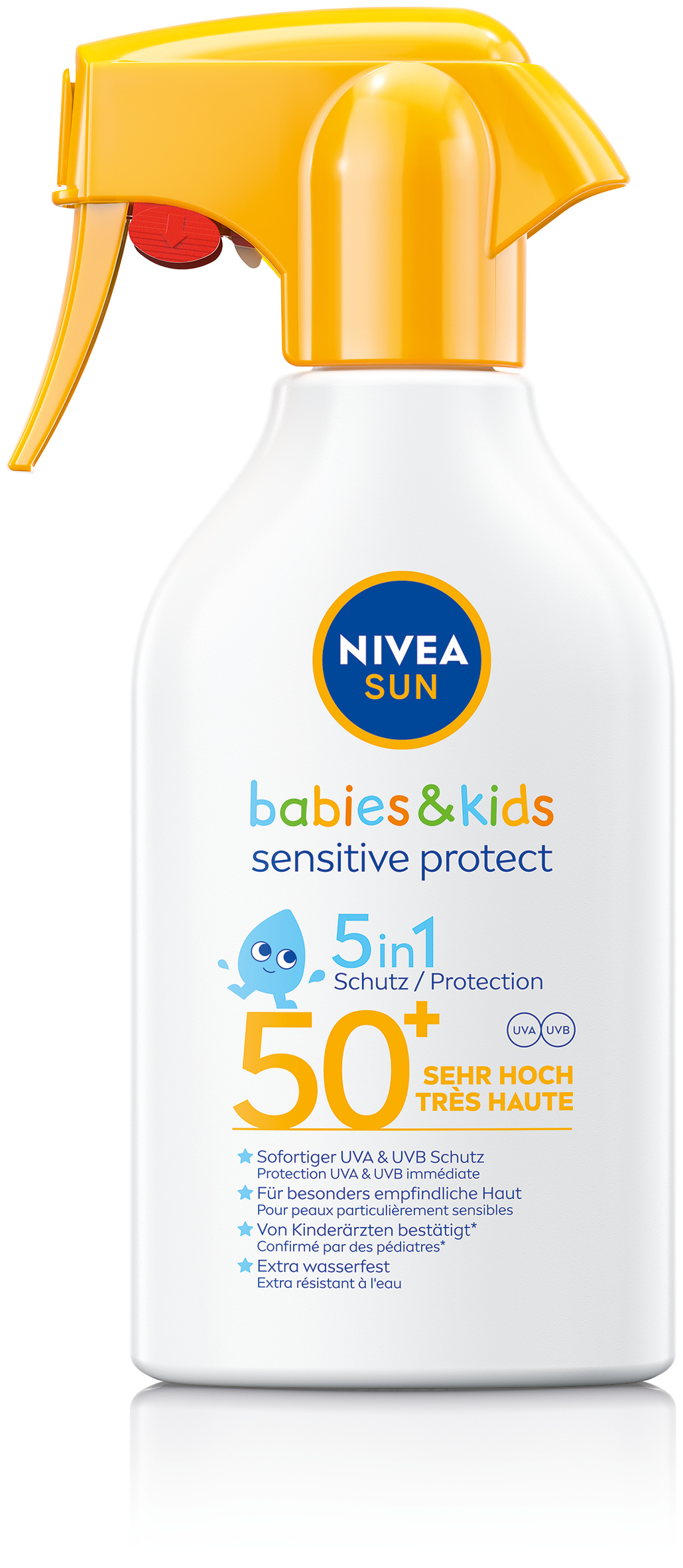 Image of Nivea SUN Babies & Kids Trigger Protect Sensitive Lsf50+ Fl 270 ml