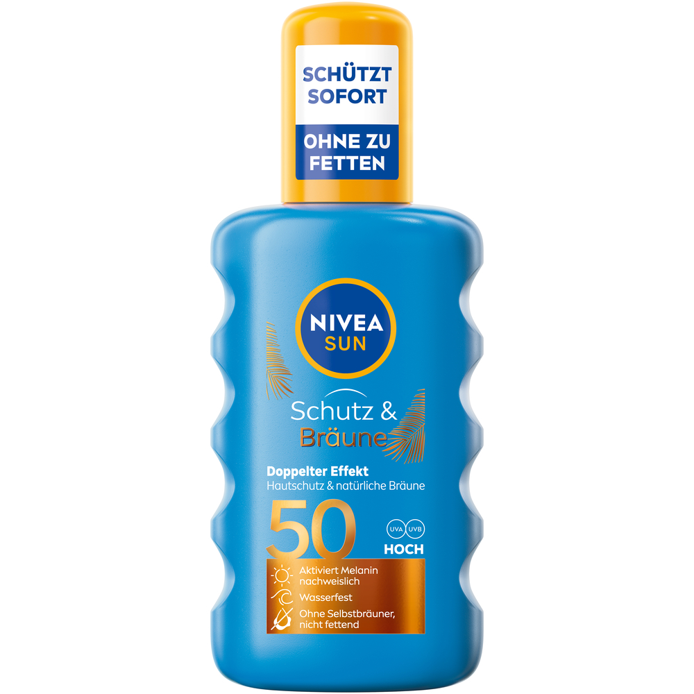 Nivea SUN Protect & Bronze Sonnenspray Lsf50 200 ml