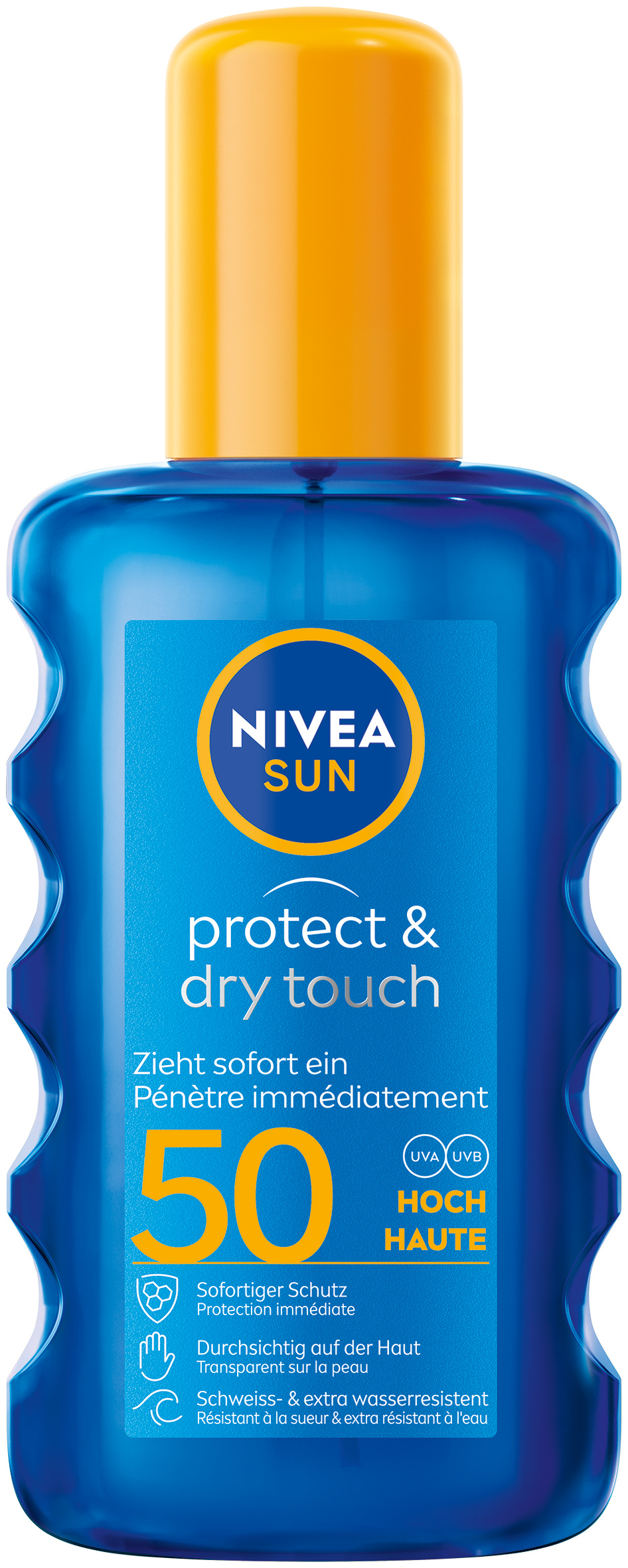 Image of Nivea SUN Protect & Dry Sonnenspray Touch Lsf50 200 ml