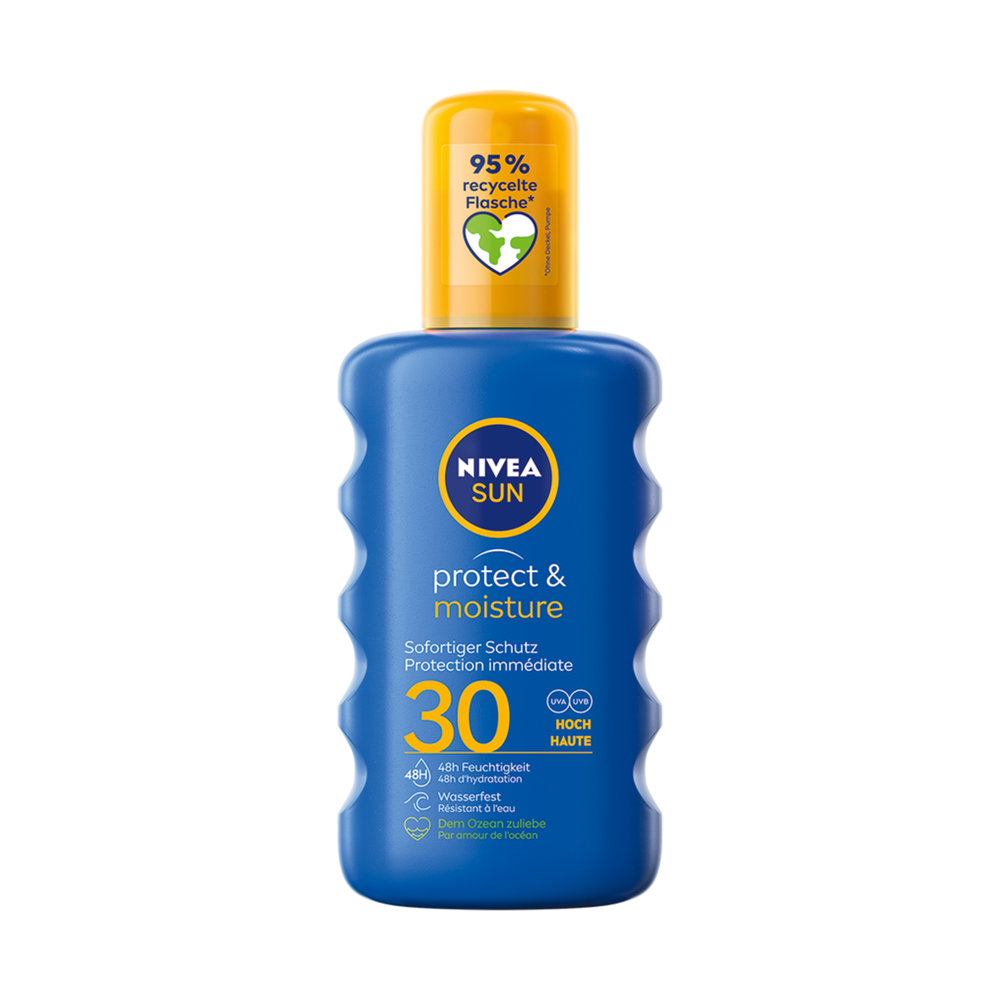 Image of Nivea SUN Protect & Moisture Sonnenspray pflegend Lsf30 200 ml
