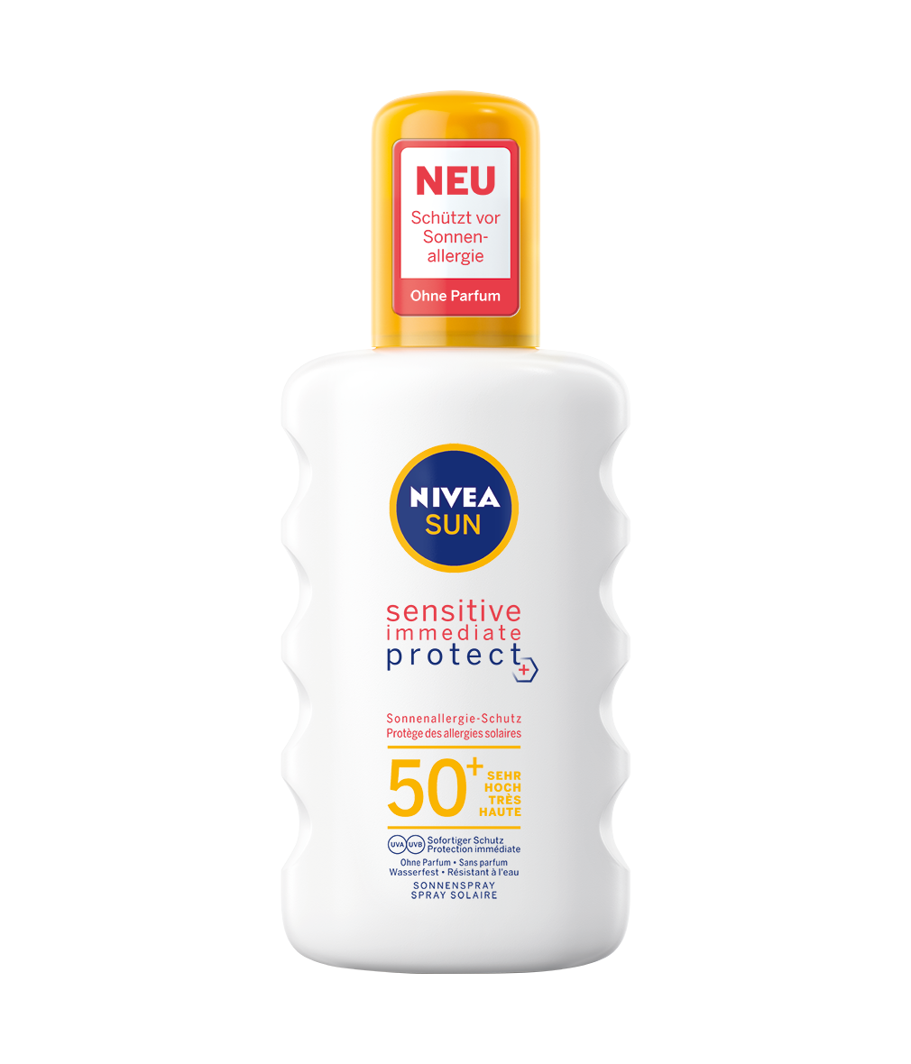 Image of Nivea SUN Sensitive Immediate Protect Sonnenspray Lsf50+ 200 ml