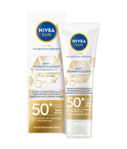 Nivea SUN UV Face Luminous Anti-Pigments Lsf50+ 40 ml