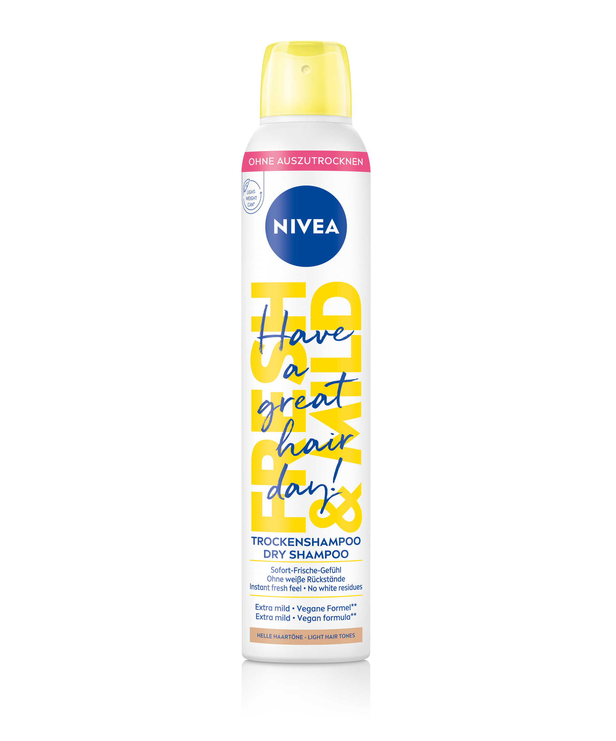 Nivea shampooing sec fresh & mild cheveux clairs 200 ml