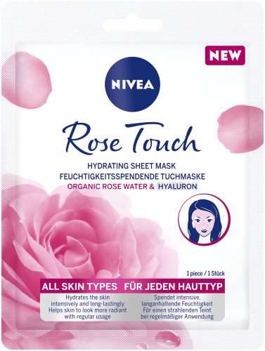 Image of Nivea Tuchmaske feuchtigkeitspendend Rose Touch Btl