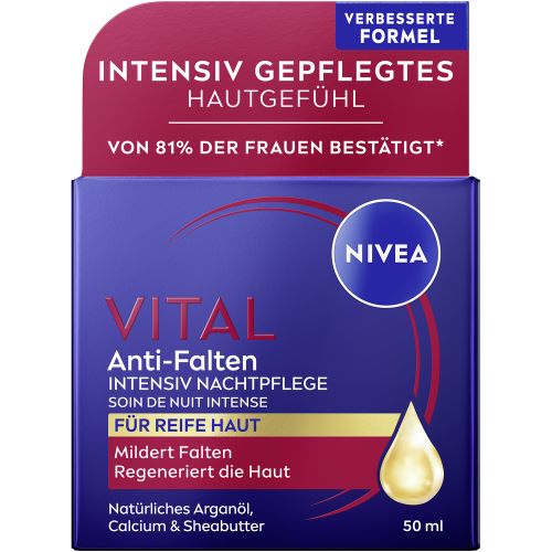 Nivea Vital Nachtpflege Anti-Falten Intensiv 50 ml
