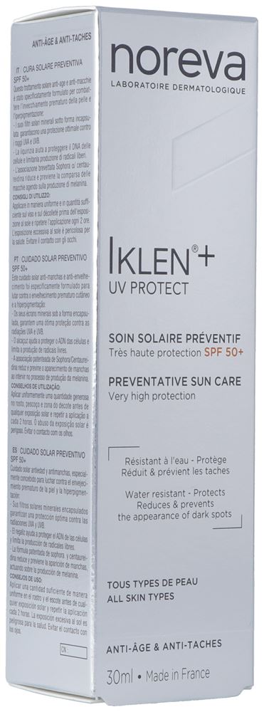 Image of noreva Iklen + UV protect Spf50 Tb 30 ml