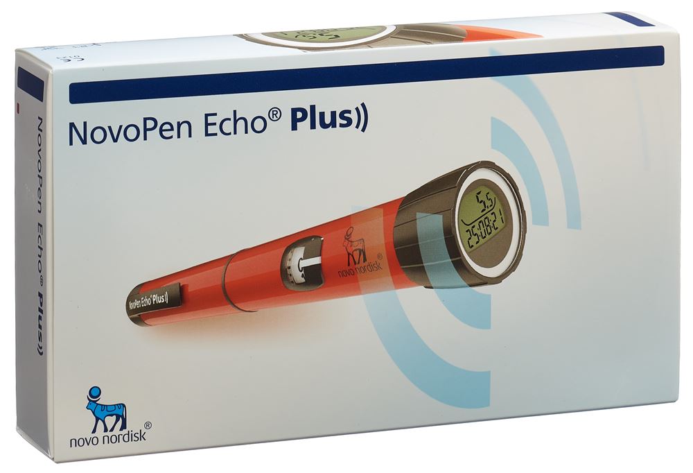 NovoPen Echo Plus appareil injection insuline rouge (n)