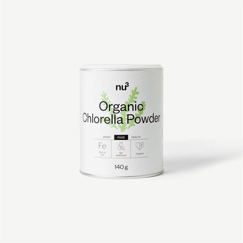 Image of nu3 Chlorella Powder organic Ds 140 g