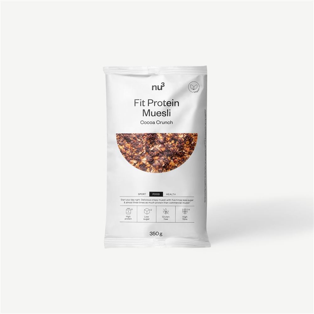 Image of nu3 Fit Protein Muesli Cocoa Crunch Btl 350 g