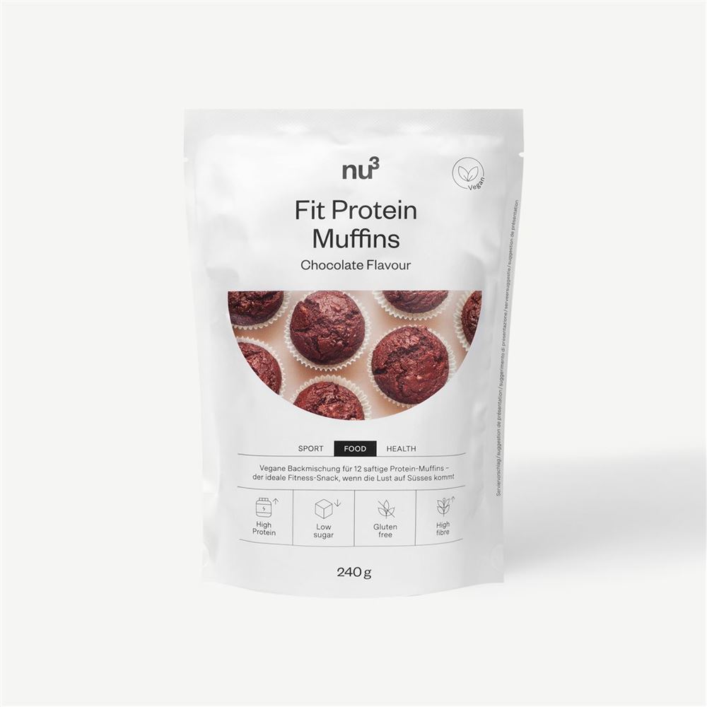 Image of nu3 Fit Protein Muffins Chocolate Btl 240 g