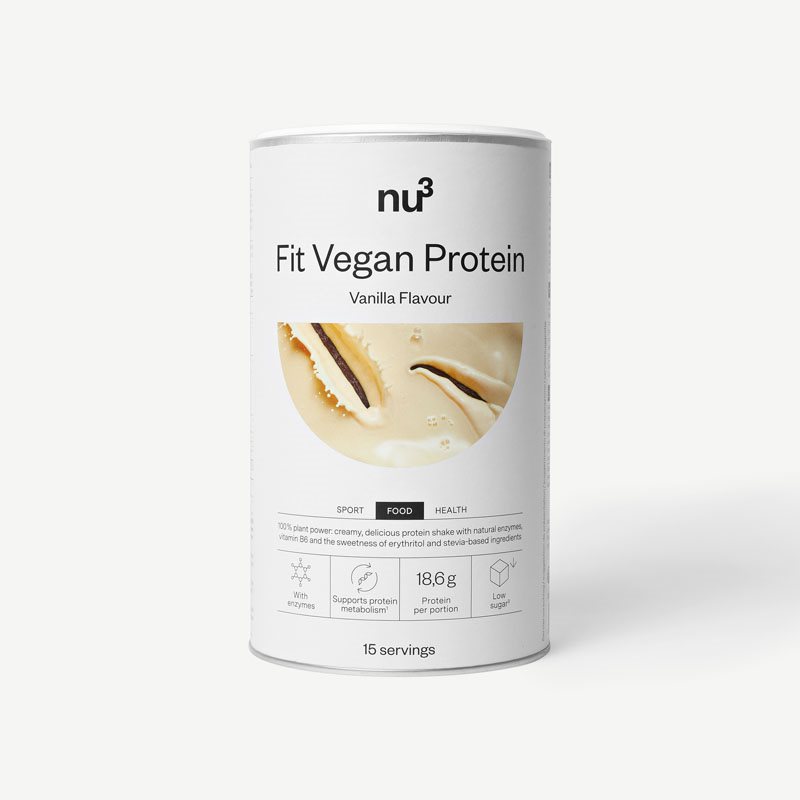 Image of nu3 Fit Vegan Protein Shake Vanilla 450 g