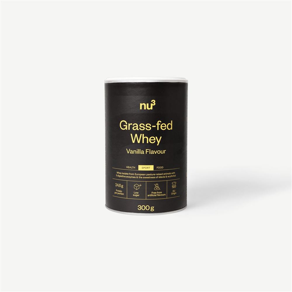 Image of nu3 Grass Fed Whey Powder Vanille 300 g