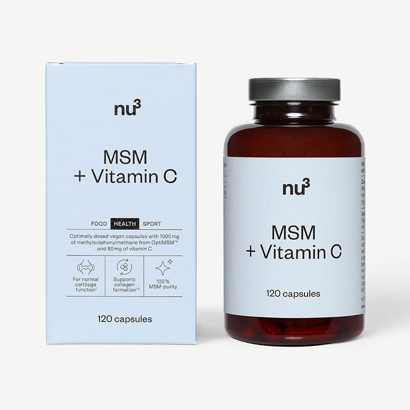 nu3 MSM plus vitamine C caps bte 120 pce