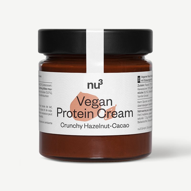 Image of nu3 Protein Creme Hazelnut Cacao vegan Glas 200 g