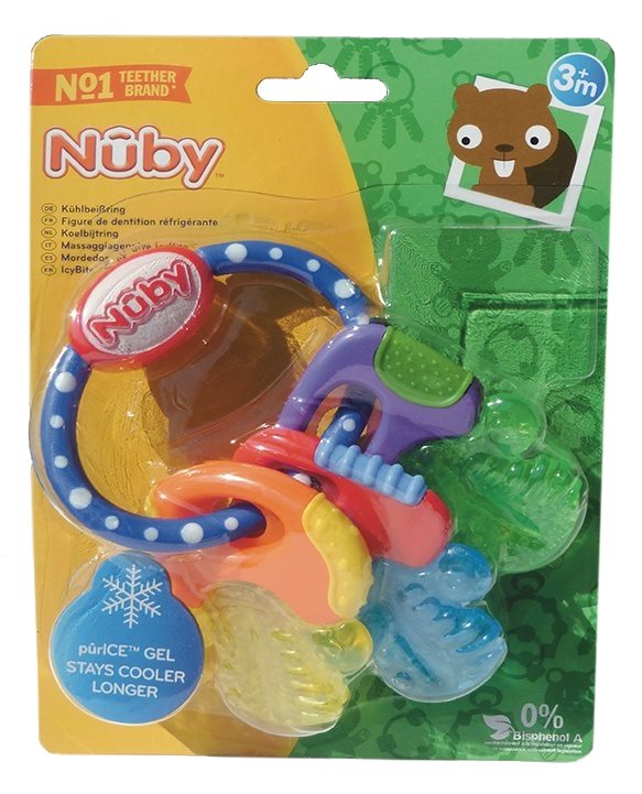 Nuby chiave dentizione refrigerante con gel freddo
