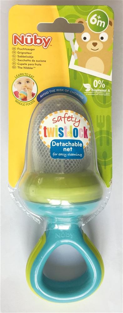 Nuby grignoteur premium Bleu-Vert