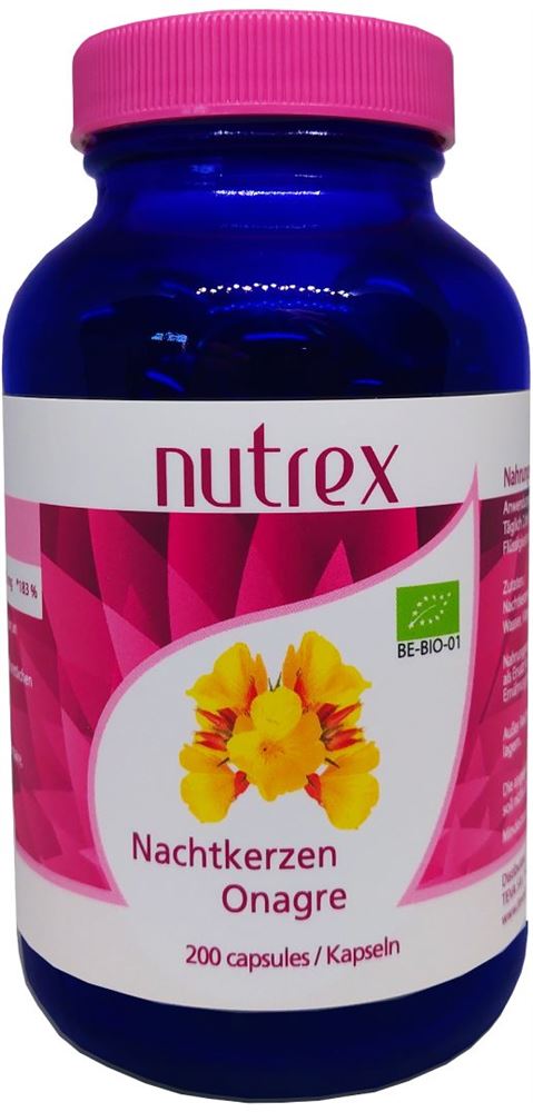 Image of Nutrex Nachtkerzenöl Kaps 500 mg Bio Ds 200 Stk
