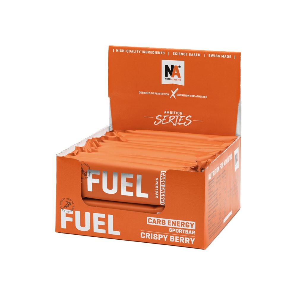 Image of Nutriathletic Fuel Bar Carb Energy Crispy Berry 20 Box 40 g