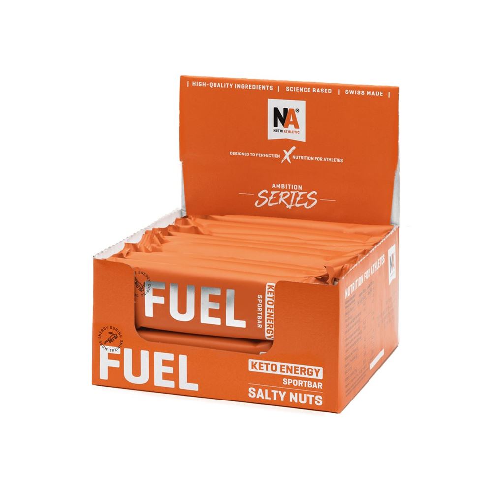 Image of Nutriathletic Fuel Bar Keto Energy Salty Nuts 20 Box 40 g