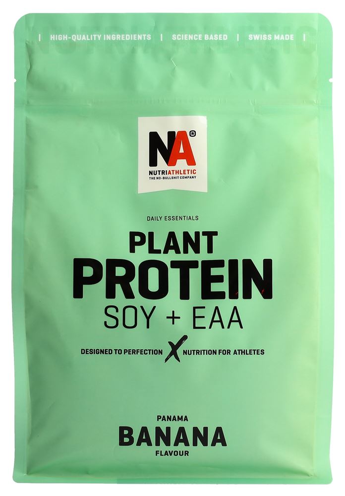 Nutriathletic Plant Protein + EAA Sojaprotein Panama Banana 800 g
