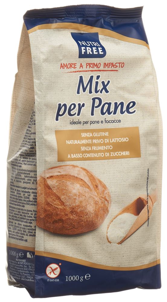 Nutrifree Mix pour pain mélange de farine sans gluten 1000 g