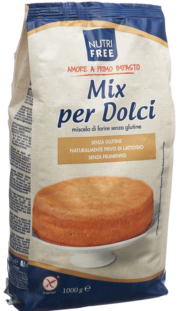 Nutrifree Mix Dolci mélange farine sucré sans gluten 1000 g
