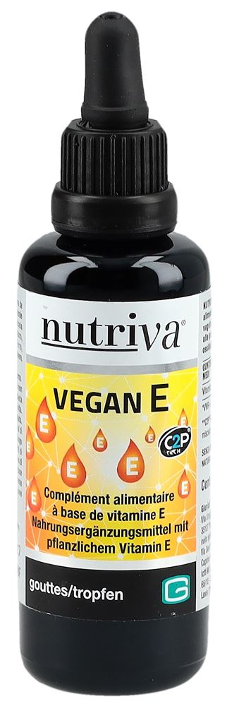nutriva Vegan E Tropfen Glasfl 30 ml