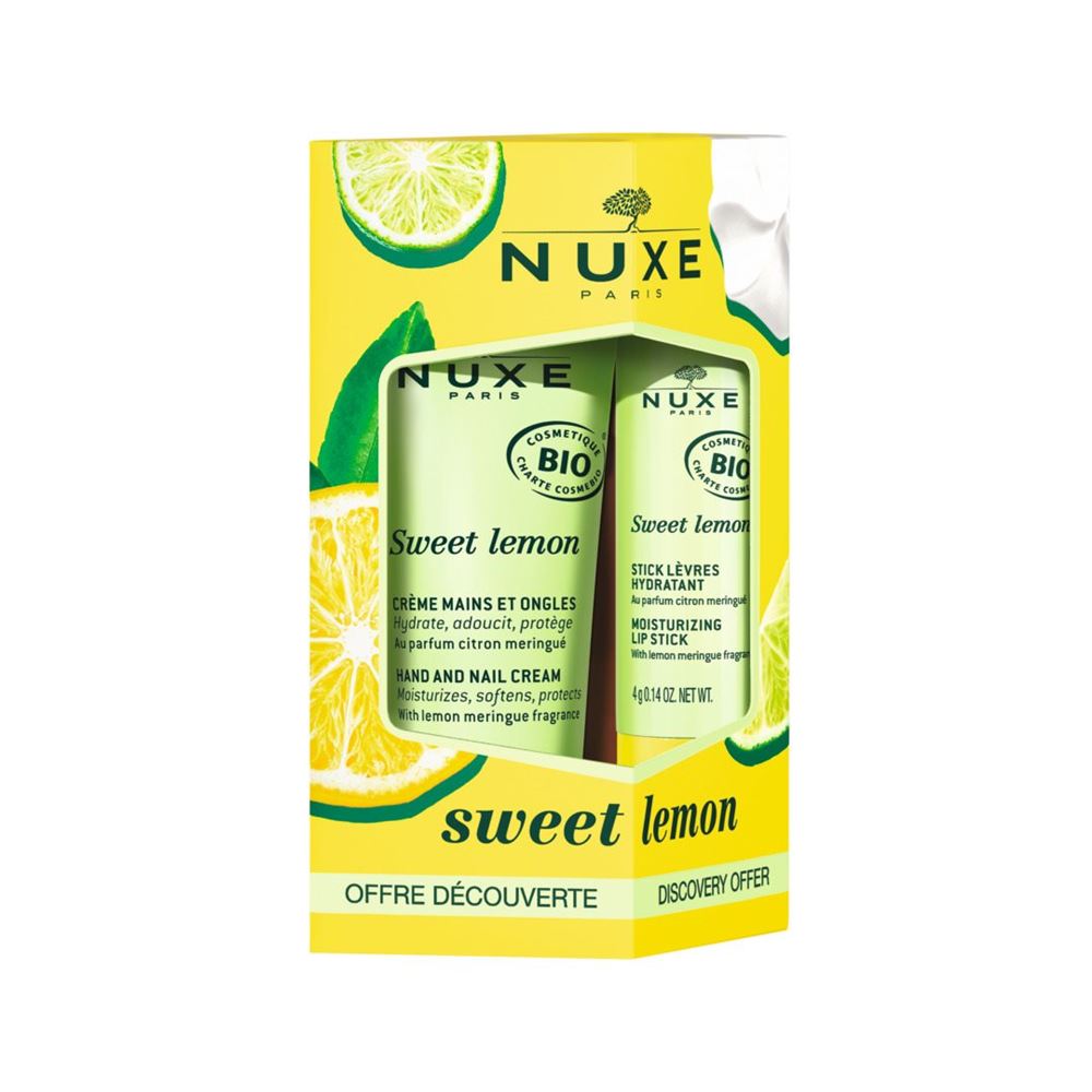 Image of Nuxe Coffret Sweet Lemon Mains & Lèvres 2 Stk
