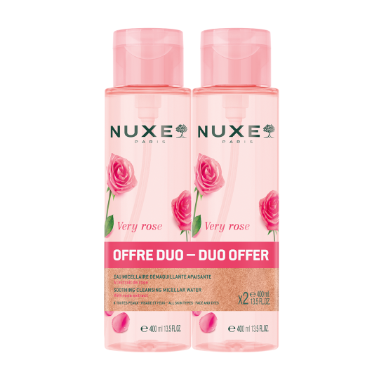 Nuxe Duo Beruhigendes Mizellenwasser Very Rose 3-In-1 2 Stk