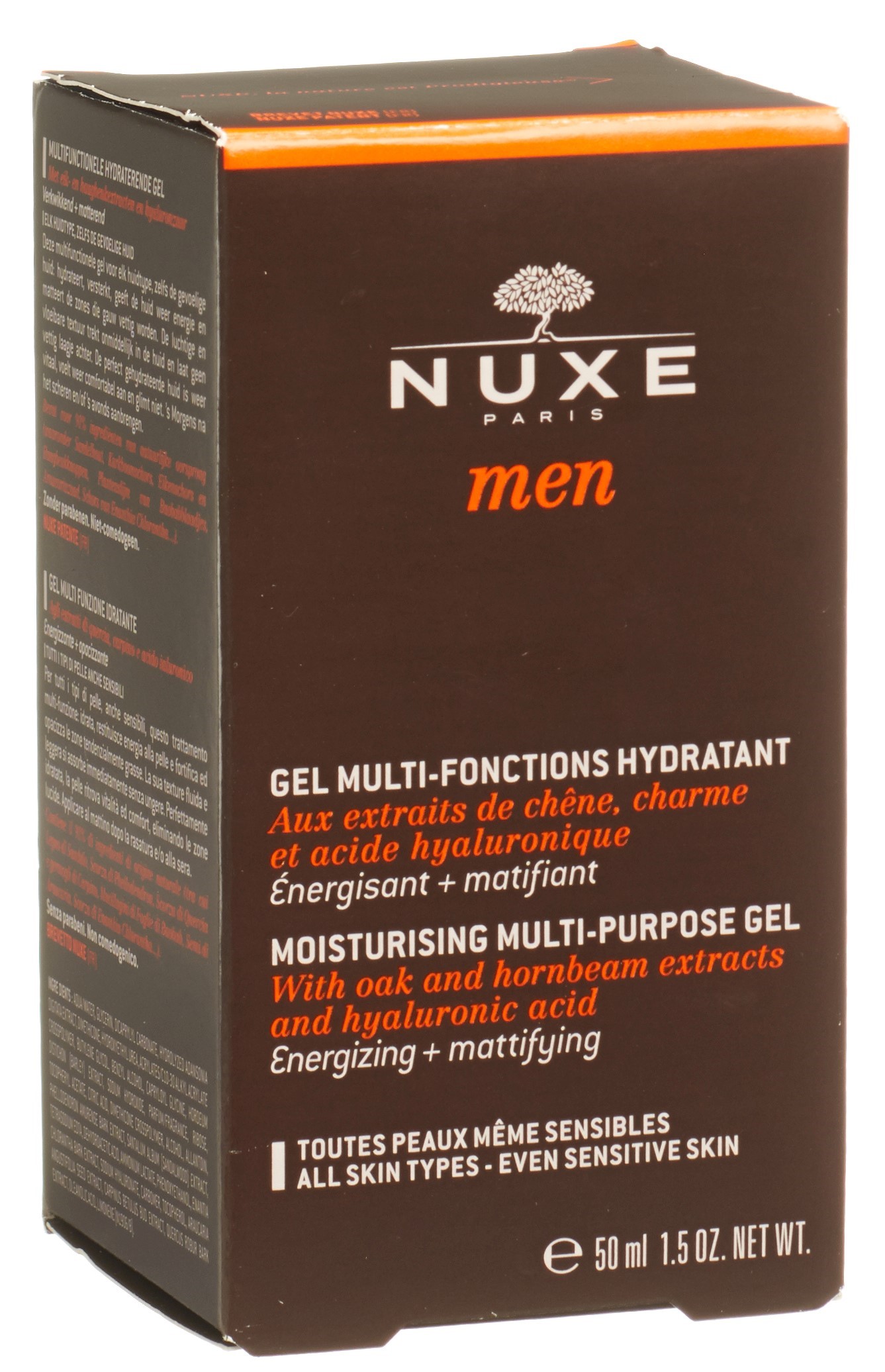 Image of Nuxe Men Gel Hydratant Multi Funct 50 ml