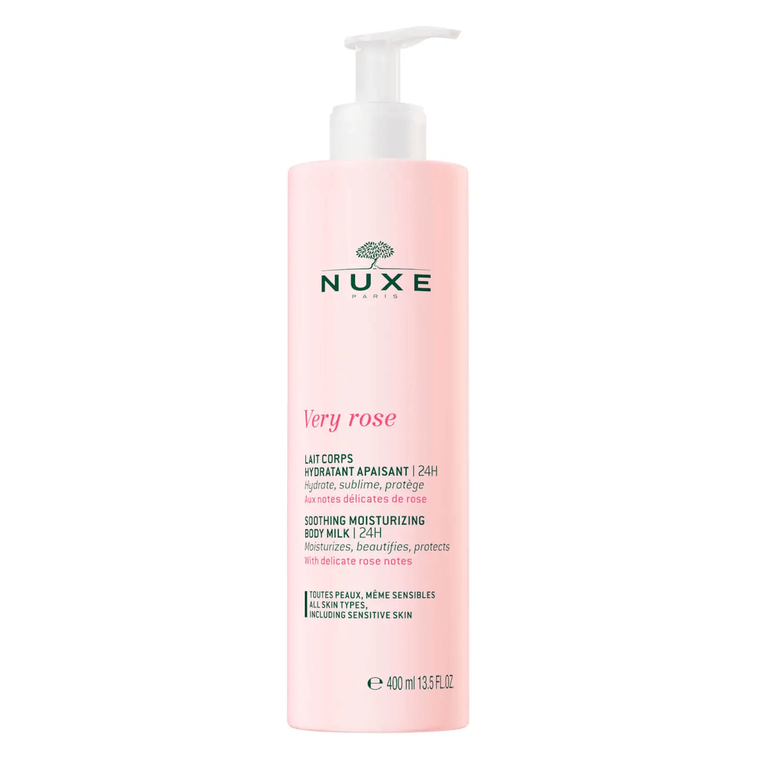 Nuxe Very Rose Lait pour le Corps Hydratant Apaisant 400 ml
