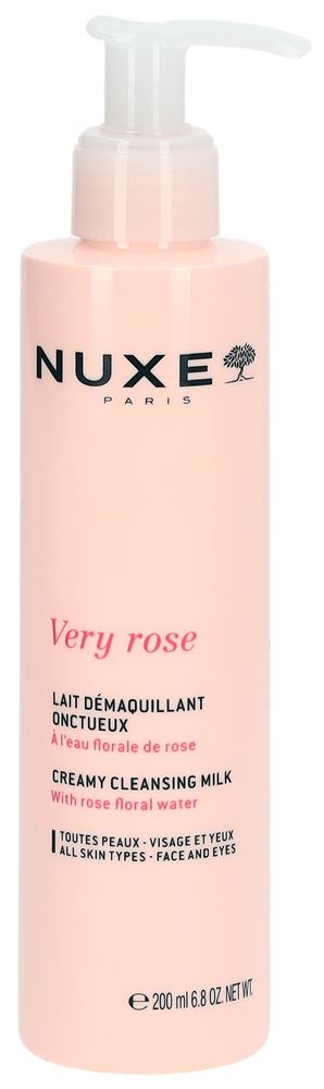 Nuxe Very Rose Onctueux Lait Démaquillant 200 ml