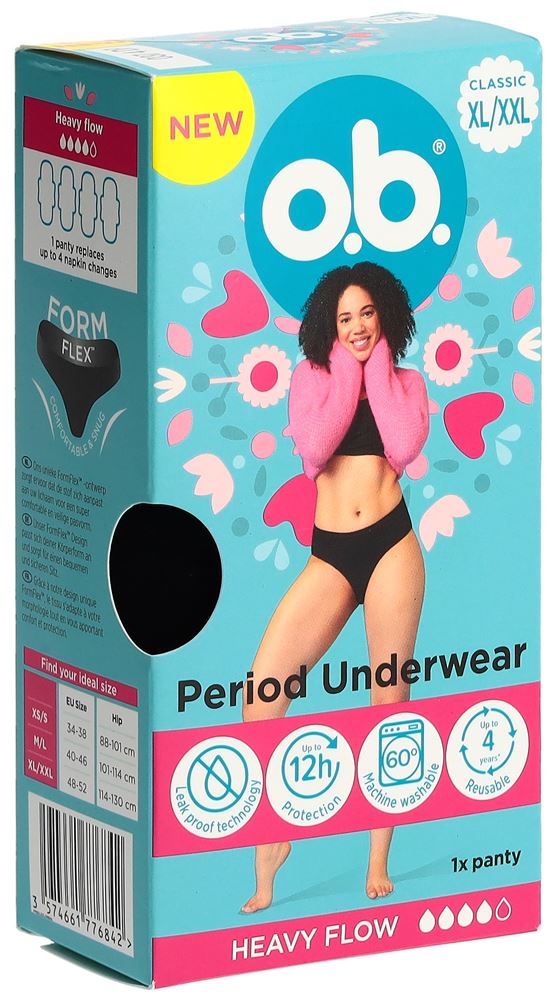 OB sous-vêtement menstruel Xl/Xxl