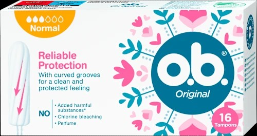 Image of OB Tampons Original Normal Karton 16 Stk