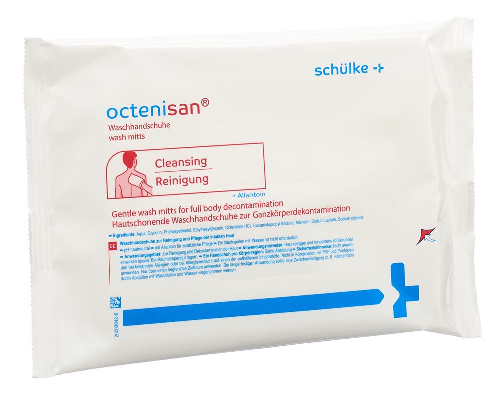 Octenisan gants de toilette 8 pce