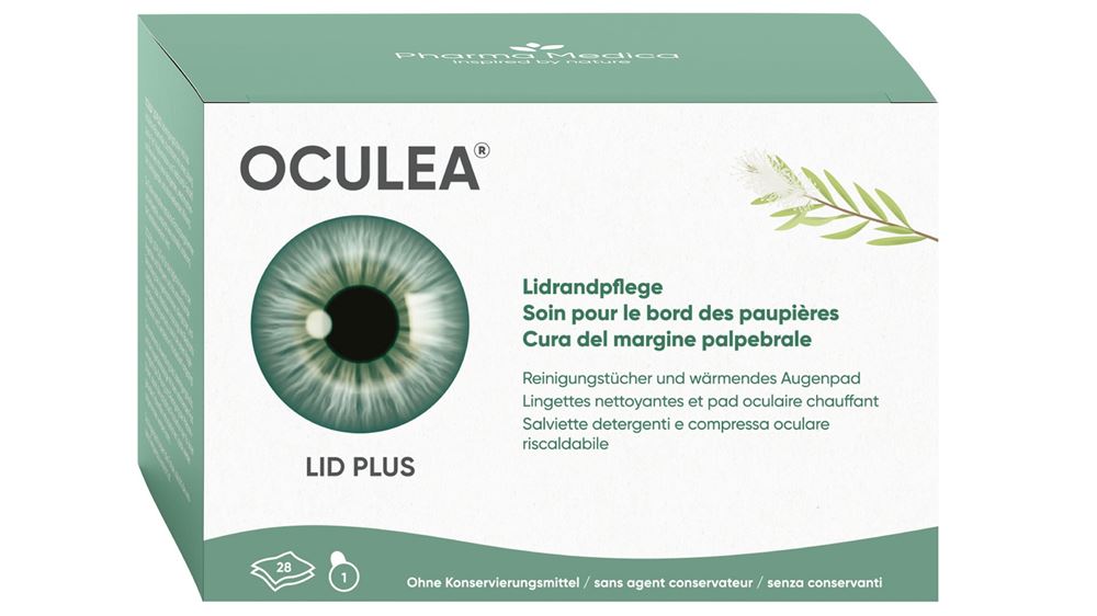 Oculea LID Plus 28 Stück Reinigungstücher + Augenpad wärmend