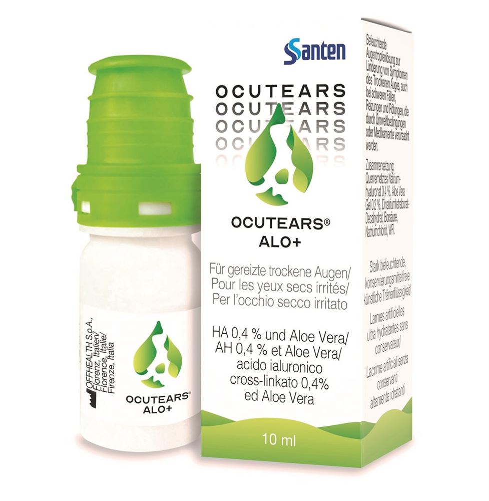 Ocutears Alo+ 0.4 % fl 10 ml