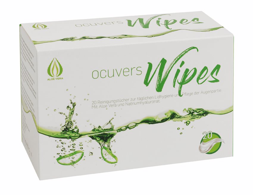 Ocuvers wipes lingettes nettoyantes sach 20 pce