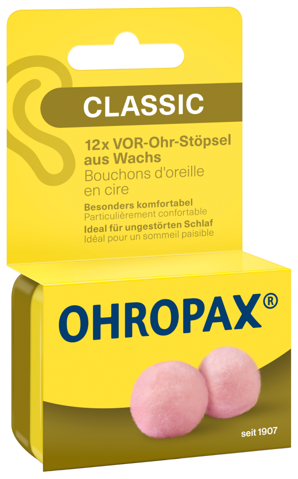 Ohropax tappi per le orecchie Classic 12 pezzi
