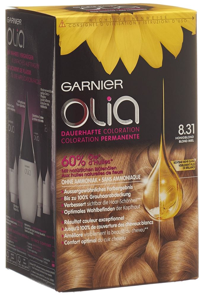 Image of Olia Haarfarbe 8.31 Golden Ashy Blond