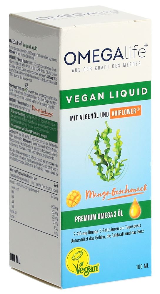 Omega-life Algenöl liq Fl 100 ml