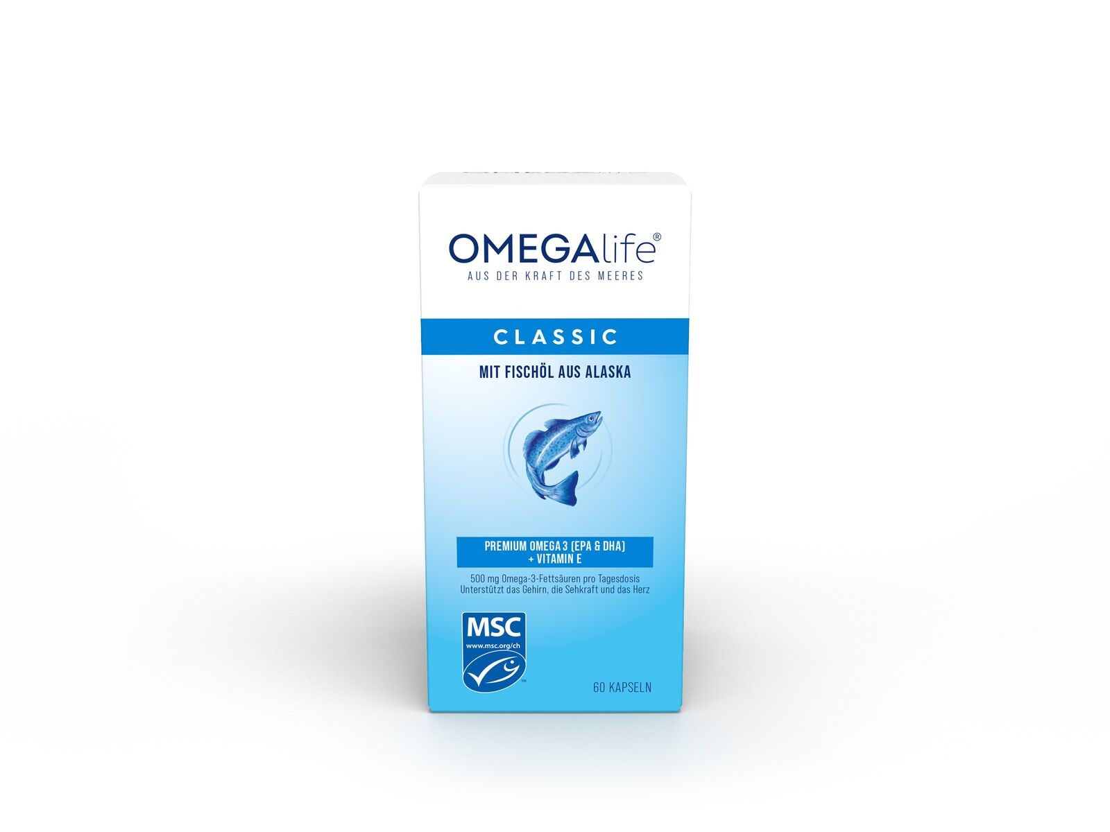 Omega-life Classic Kaps 500 mg Ds 60 Stk