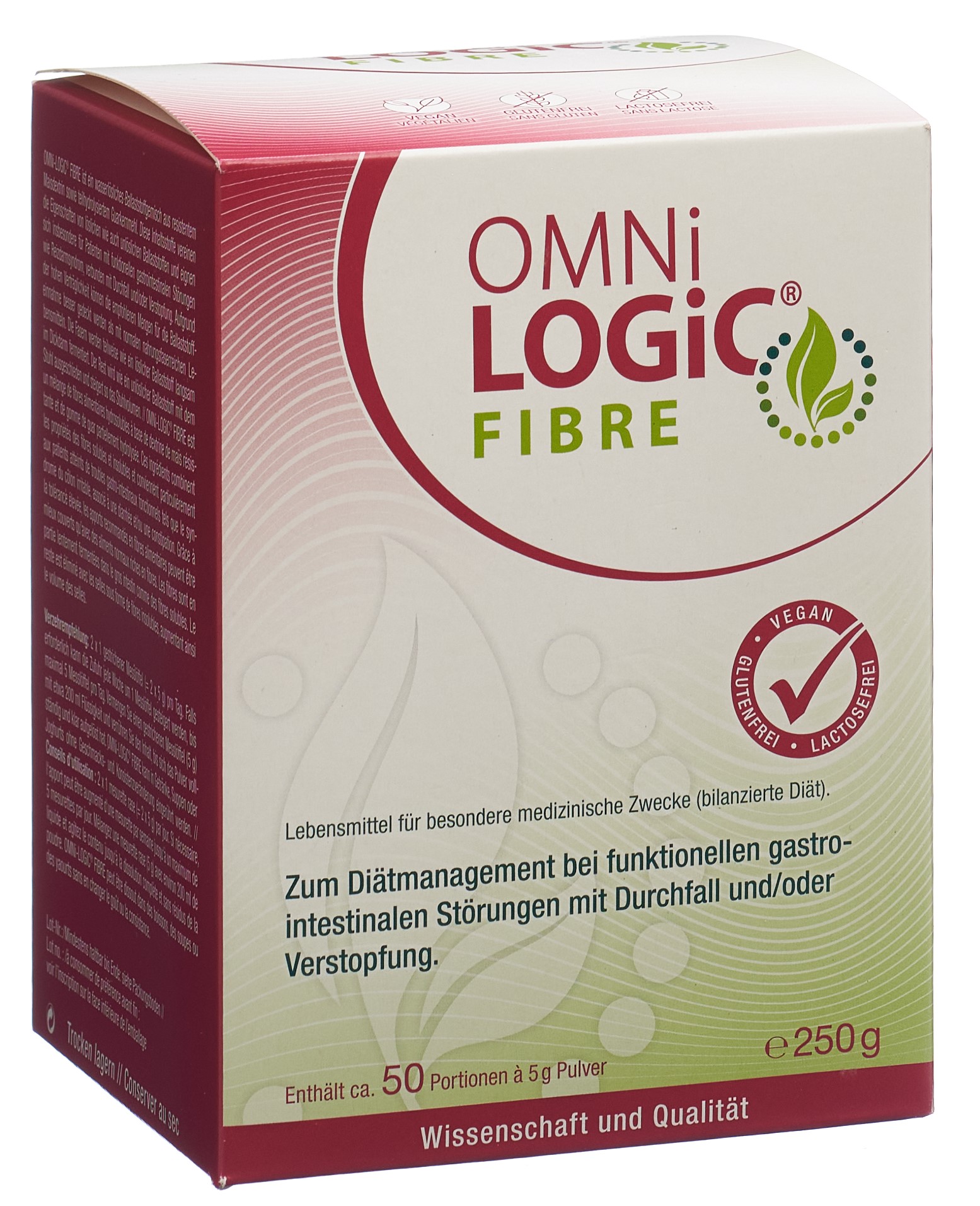 OMNi-LOGiC Fibre Pulver Dose 250 g| Nahrungsergänzung | Vitamine & Prävention