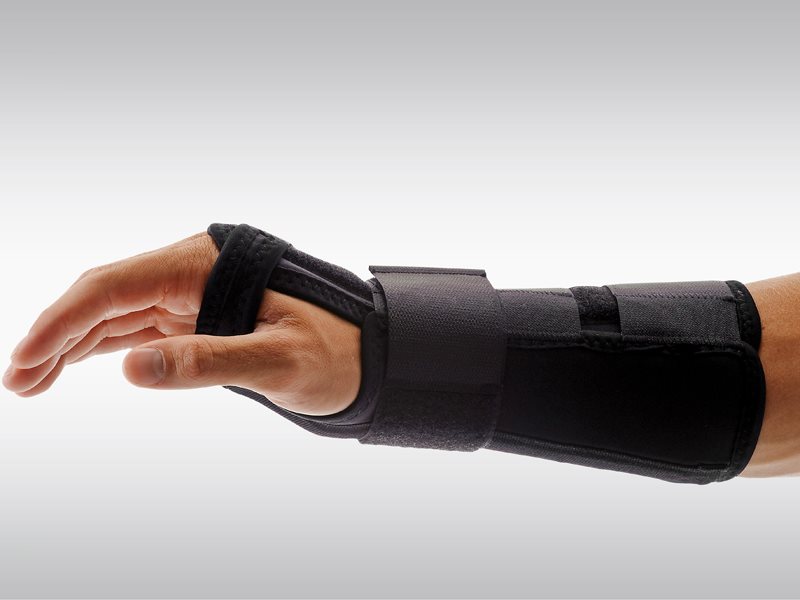 Image of Omnimed Ortho Manu CTS Handgelenk-Bandage M 22cm links schwarz